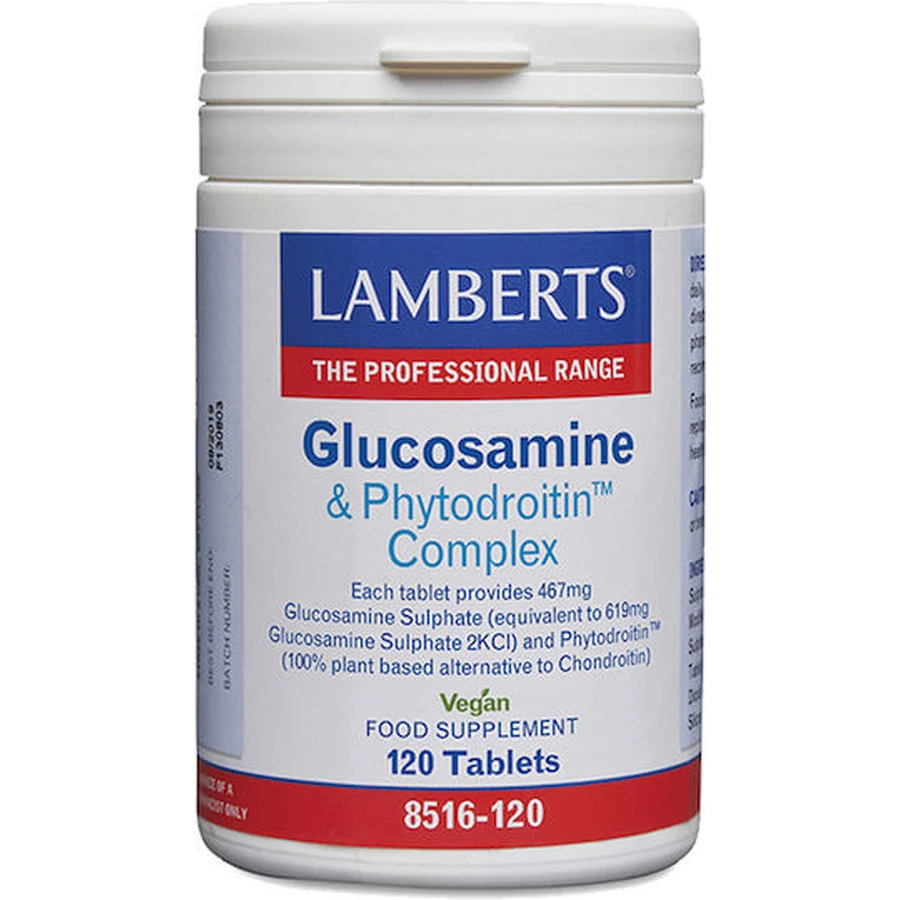 Lamberts Glucosamine & Phytodroitin Complex Joint & Bone Health Supplement 120 tabs