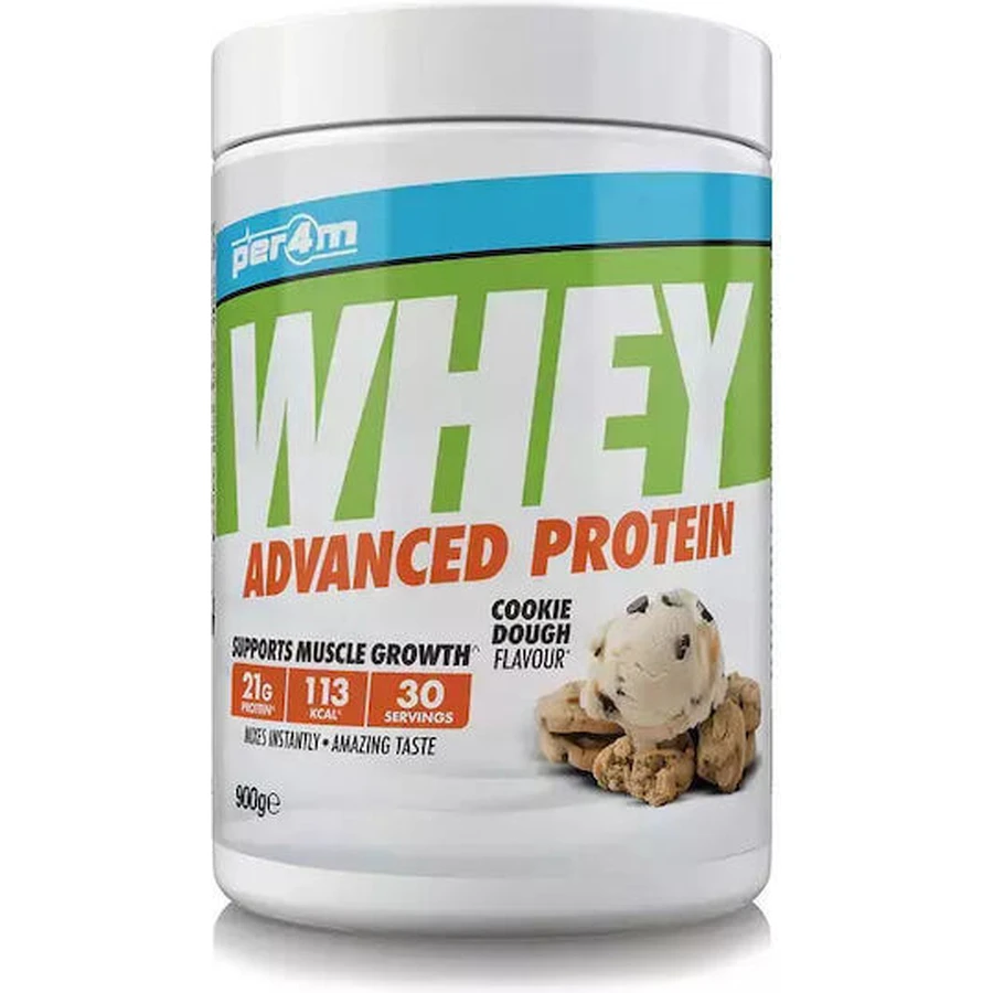 Per4m Whey Advanced Protein Proteină Din Zer cu Aromă Aluat de biscuiți 900gr