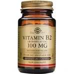Solgar Vitamin B2 Vitamin für die Gesundheit des Nervensystems 100mg 100 pflanzliche Kapseln