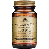 Solgar Vitamin B2 Vitamin for Nervous System Health 100mg 100 veget 100 capsules