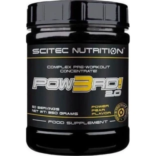 Scitec Nutrition Pow3rd! 2.0 Pre Workout Supplement 350gr Peach Power