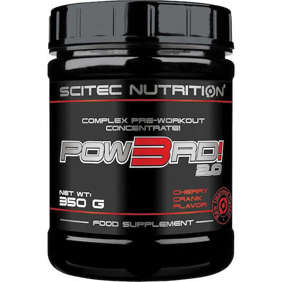 Scitec Nutrition Pow3rd! 2.0 Pre Workout Supplement 350gr Peach Power
