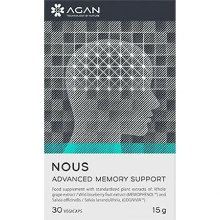 Agan Nous Advanced Memory Support Speicher Ergänzung 30 pflanzliche Kapseln