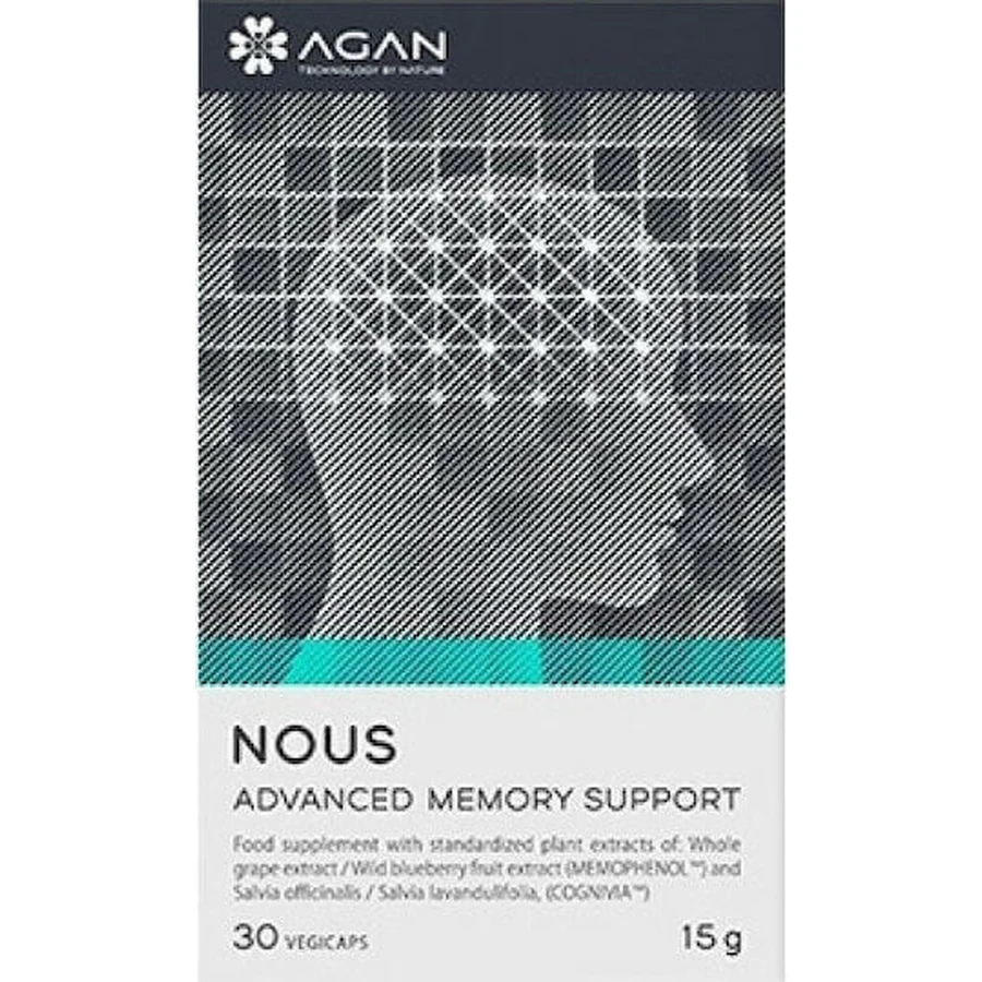 Agan Nous Advanced Memory Support Speicher Ergänzung 30 pflanzliche Kapseln