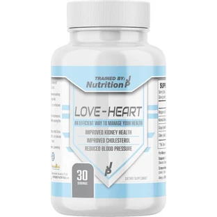 Trained By JP Love Heart | Apoyo al Corazón [60 Cápsulas]