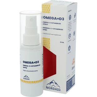 Nordaid Omega+D3 Ω-3 en vitamine D3 Sublinguale Spray 30ml
