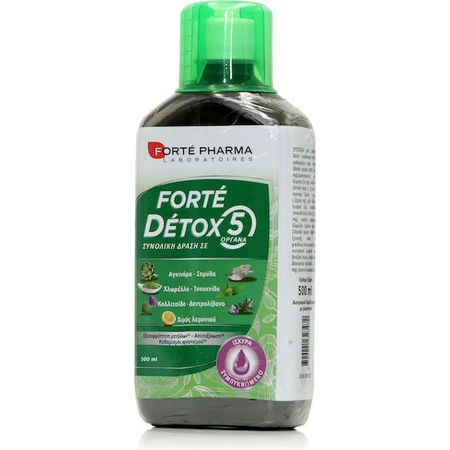 Forte Pharma Forte Detox Forte Detox 5 Organe Spezial Nahrungsergänzungsmittel 500ml Multiflavours