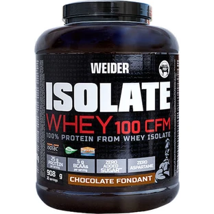 Weider Whey Isolate Whey Protein 100 CFM Whey Protein with Chocolate Fondant Flavour 908gr