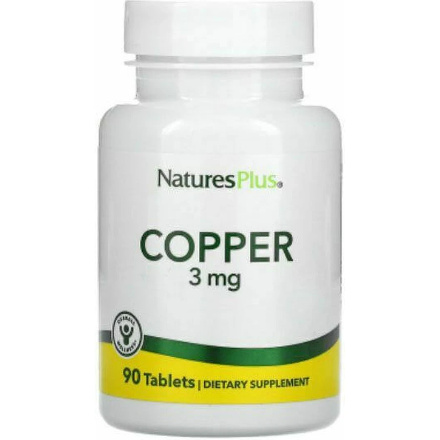 Nature's Plus Kupfer 3mg 90 Tabletten