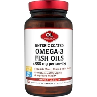 Olympian Labs Omega 3 Fischöl 120 Weichkapseln Unaromatisiert