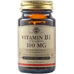 Solgar Vitamin B1 (Thiamin) Vitamin for Nervous System Health 100mg 100 veget 100 capsules