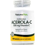 Nature's Plus Acerola-C Vitamine voor immuunsysteem, huid en antioxidant 500mg 90 tabletten