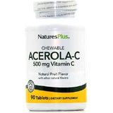 Nature's Plus Acerola-C Vitamin zur Unterstützung des Immunsystems, der Haut und der antioxidativen Wirkung 500mg 90 Tabletten