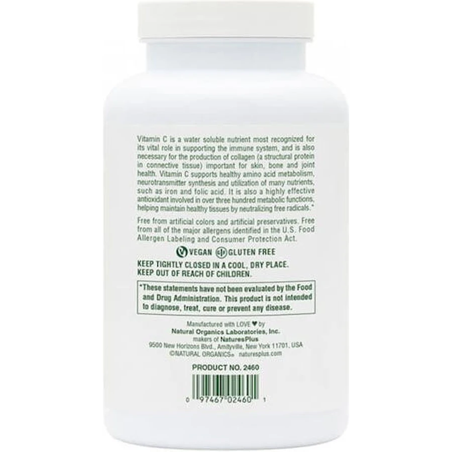 Nature's Plus Acerola-C Vitamine voor immuunsysteem, huid en antioxidant 500mg 90 tabletten