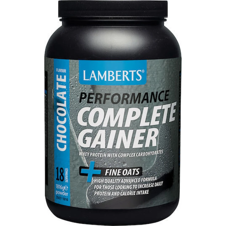 Lamberts Performance Complete Gainer Whey Protein avec Créatine et Arôme Chocolat 1.816kg
