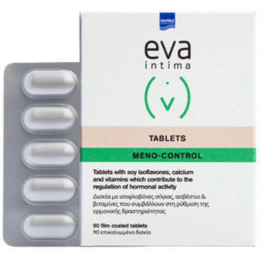 InterMed Eva Intima Intima Tabletten Meno-Control Menopauzesupplement 90 tabbladen