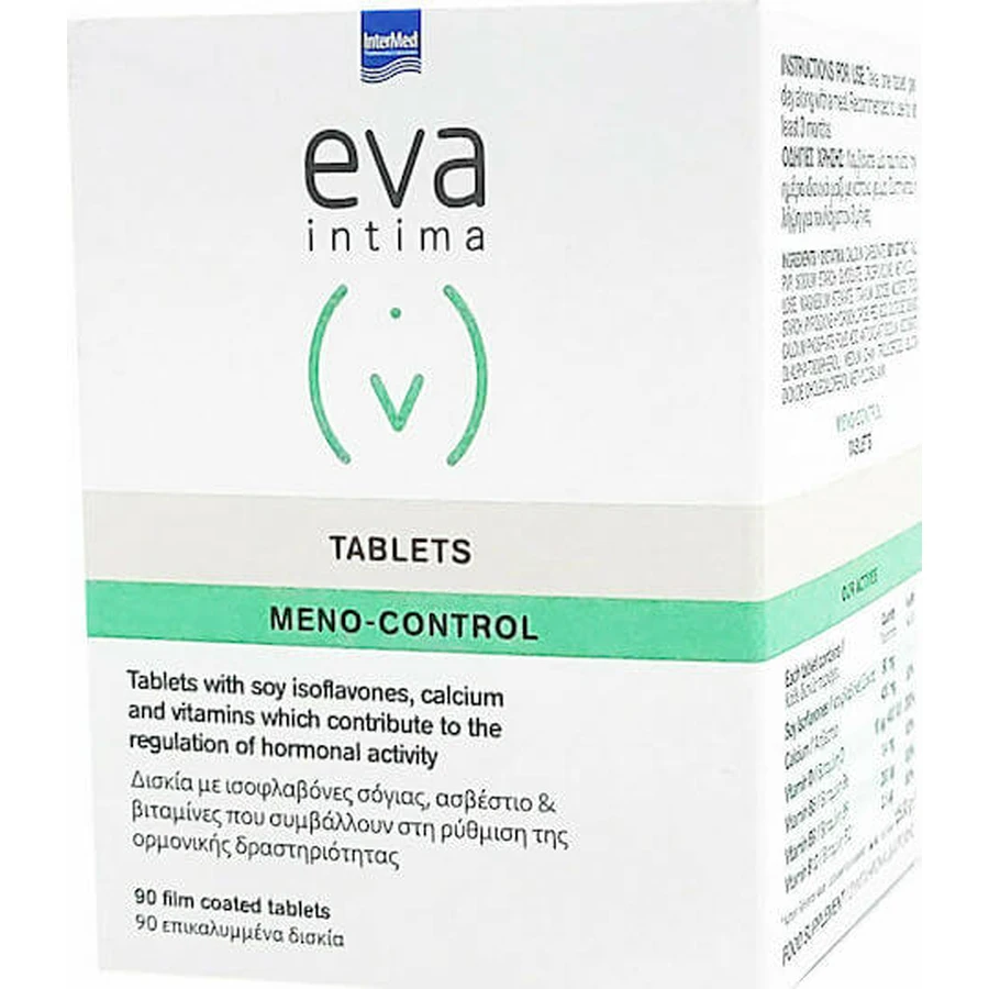 InterMed Eva Intima Intima Tabletten Meno-Control Menopauzesupplement 90 tabbladen