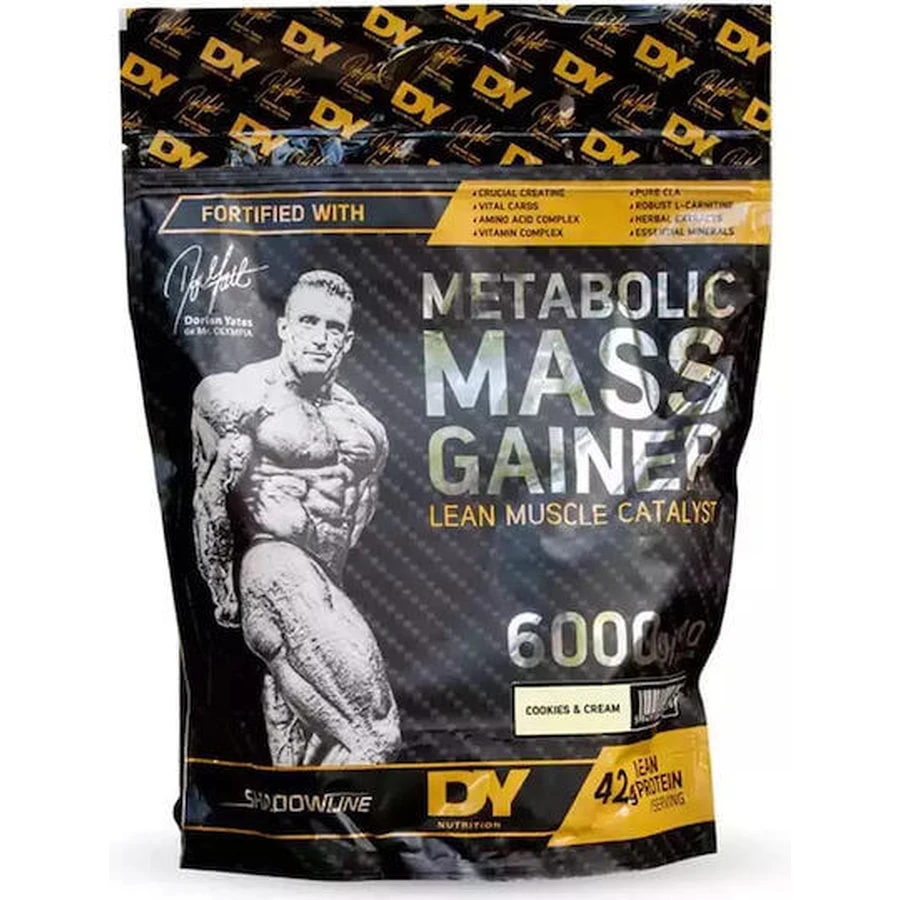 Dorian Yates Metabolic Mass Gainer met Creatine & Koekjes & Room smaak 6kg