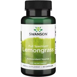 Swanson Full Spectrum Lemongrass 400mg 60 caps