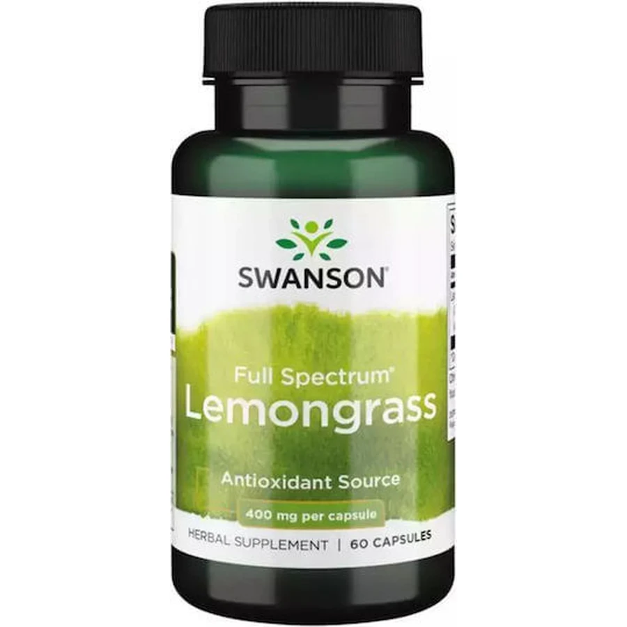 Swanson Full Spectrum Lemongrass 400mg 60 caps