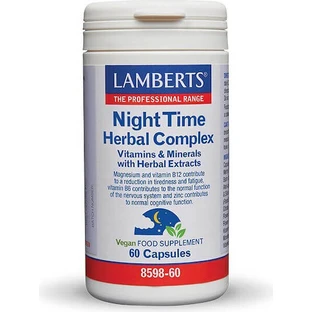 Lamberts Night Time Herbal Complex Anxiety & Sleep Supplement 2 caps Lemon