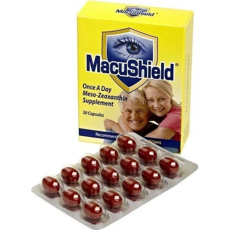 Macushield Eye Health Supplement Spezielles Nahrungsergänzungsmittel 30 Kapseln