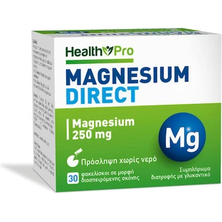 Health Pro Magnesio Directo 250mg 30 Comprimidos