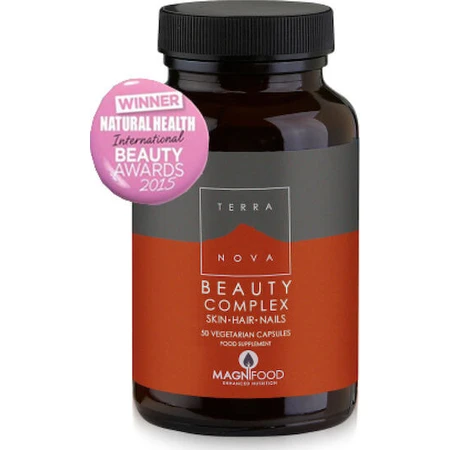 TerraNova Beauty Complex Hautkomplex Haut Haare Nägel Nahrungsergänzungsmittel Spezial 50 pflanzliche Kapseln