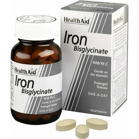 Health Aid Bisglicinato de Hierro 30mg 30 Comprimidos
