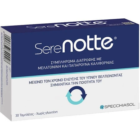 Specchiasol Serenotte plus Suplemento para el Sueño 30 comp.