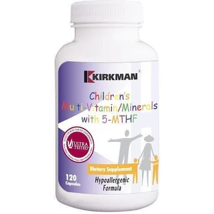 Kirkman Children's Children's Multivitamin / Minerals with 5-MTHF Multivitamin for Energy Energy Energy 120 caps