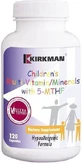 Kirkman Children's Children's Multivitamin / Minerals with 5-MTHF Multivitamin for Energy Energy Energy 120 caps