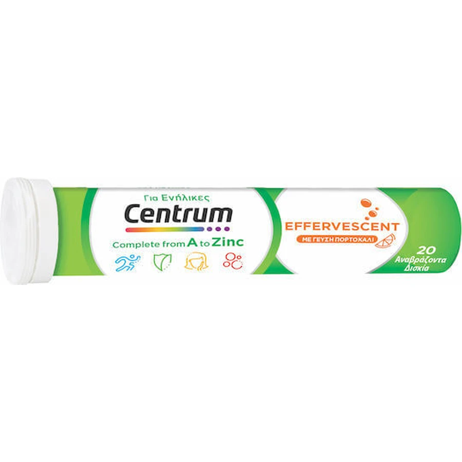 Centrum A To Zinc Multivitamin for Orange Skin 20 tabs ef
