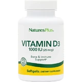 Nature's Plus Vitamine D3 voor immuunsysteem en eiergezondheid 1000iu 30 softgels
