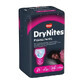 Couches pour filles DryNites, 4-7 ans, 17-30 kg, 10 pi&#232;ces, Huggies