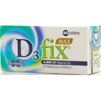 UNI-PHARMA D3 Fix Max Vitamine voor Versterking Immuunsysteem & Eiergezondheid 4000iu 60 x 1 tabletten