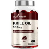True Health Omega 3 Krillöl 500mg 60 Weichkapseln Unaromatisiert