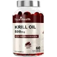 True Health Omega 3 Krillöl 500mg 60 Weichkapseln Unaromatisiert