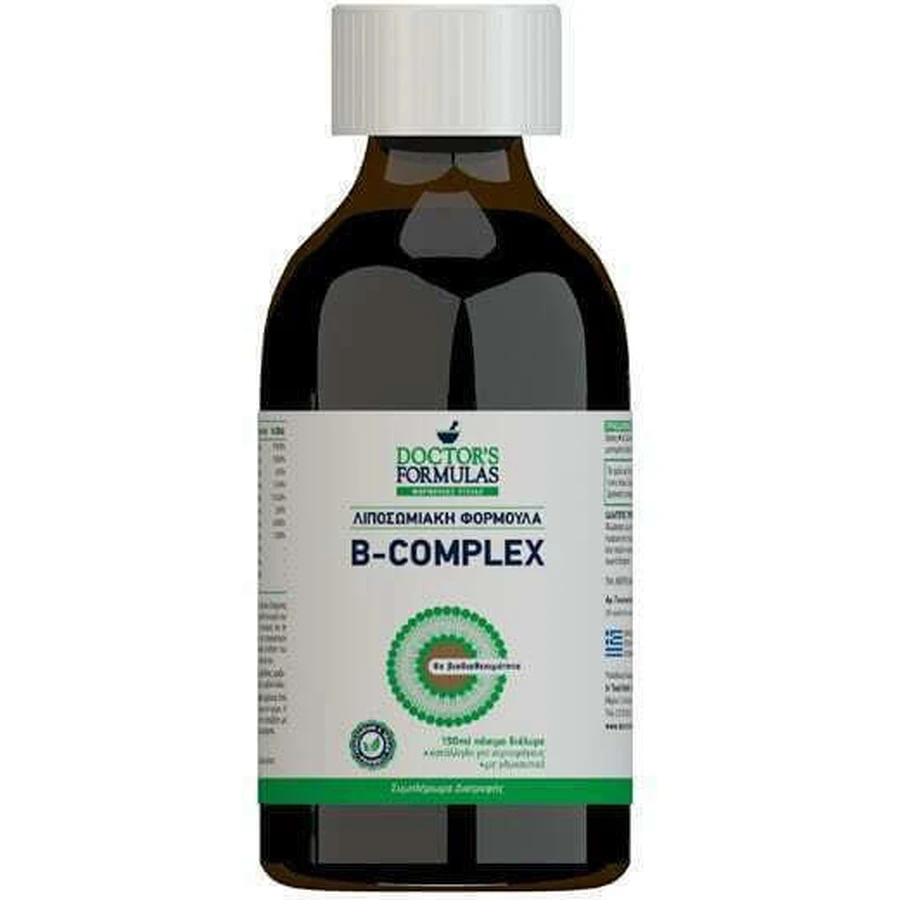 Doctor's Formulas B - Vitamin Complex for Energy, Immune & Nervous System Strengthening 150ml