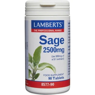 Lamberts Salvia 2500mg Suplemento Menopausia 90 comp.