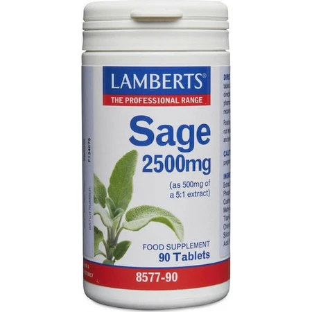 Lamberts Salvia 2500mg Suplemento Menopausia 90 comp.
