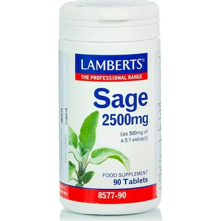 Lamberts Salvia 2500mg Suplemento Menopausia 90 comp.