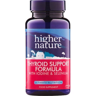Higher Nature Thyroid Support Formula 60 Cápsulas de Hierbas