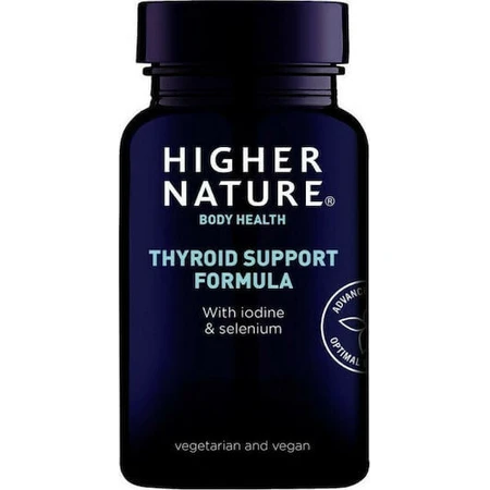 Higher Nature Thyroid Support Formula 60 Cápsulas de Hierbas