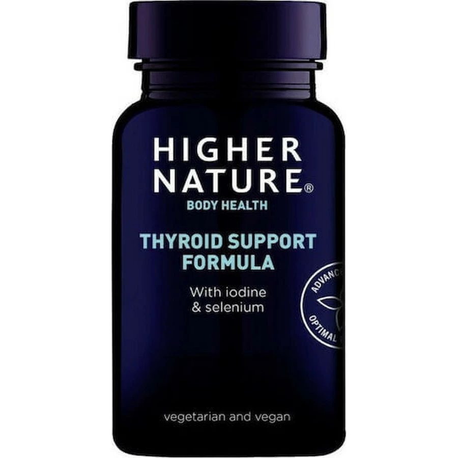 Higher Nature Thyroid Support Formula 60 Cápsulas de Hierbas