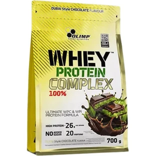 Olimp Sport Nutrition Whey Protein Complex 100% Molkenprotein mit Dubai Schokoladengeschmack 600gr