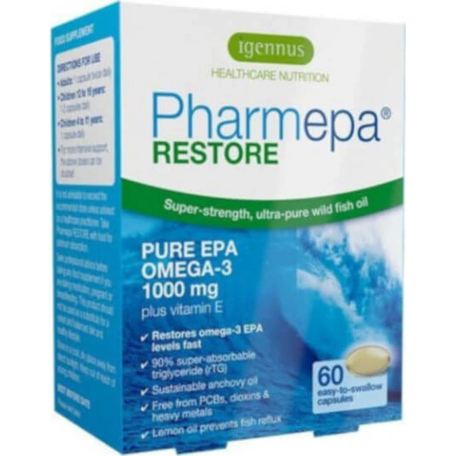 iGennus PharmEPA Restore 60 caps Niet-gearomatiseerd