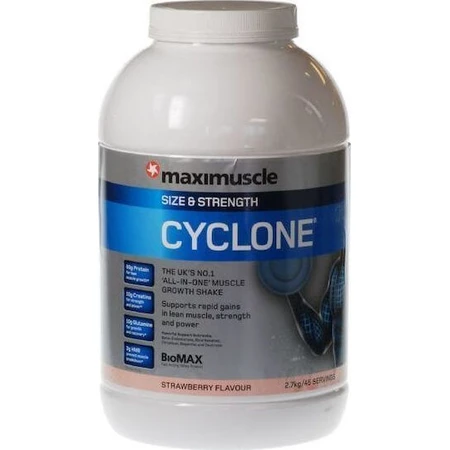 Maximuscle Cyclone met Creatine & Aardbeiensmaak 2.7kg