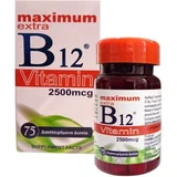 Medichrom Vitamin B12 Maximum Vitamin for Nervous System Health 2500iu 75 Tablets
