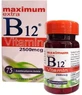 Medichrom Vitamin B12 Maximum Vitamin for Nervous System Health 2500iu 75 Tablets